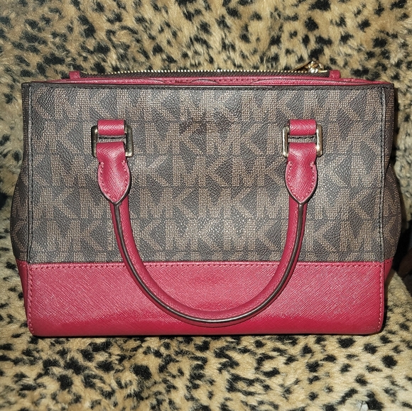 MK Mini Kellen XS Satchel: Brown Cherry - Picture 2 of 6
